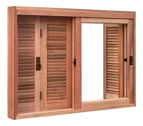 Janela Pantográfica Lisa Je121 Esel 100cmx140cmx14cm Bgwt