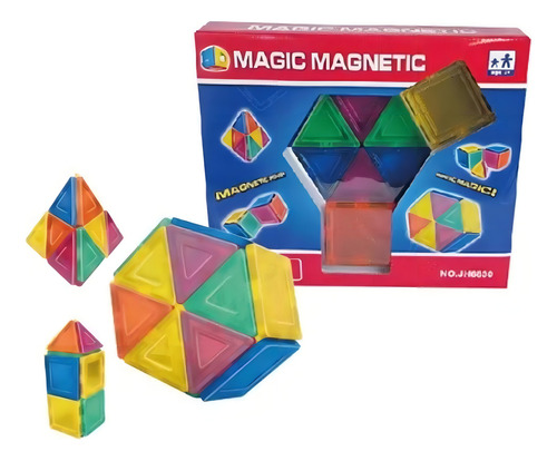 Bloques Magnéticos Magic Magnetic 30 Piezas Didacticos