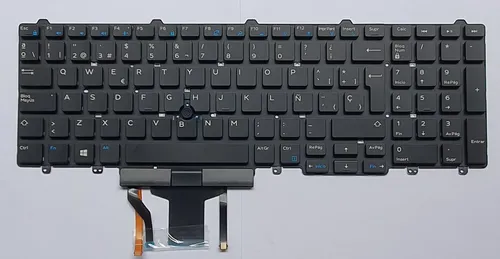 Teclado Para Dell Latitude E5550, E5570, E5580, E5590 - QWERTZ Alemán, Sin Retroiluminación, Marca Jejo
