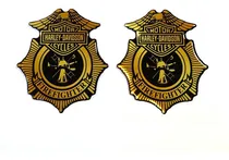 Comprar Par Adesivos Compatível Harley Davidson Fire Resinado Rs43 Cor HARLEY DAVIDSON FIREFIGHTER