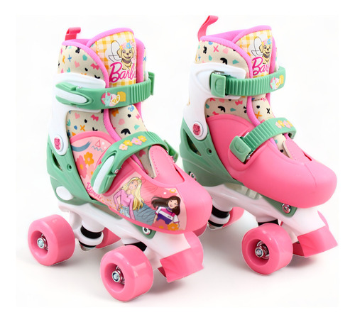 Patines Roller Barbie O Hello Kitty Talla 22-24 Cm Niñas 