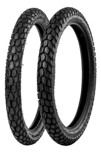 Par Pneu 80/100-14 + 60/100-17 St6 Maggion Tt