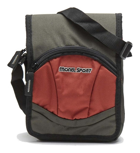 Morral Chico Mini Bag Cartera C/ Bolsillos Monel 9830c 6 Cta