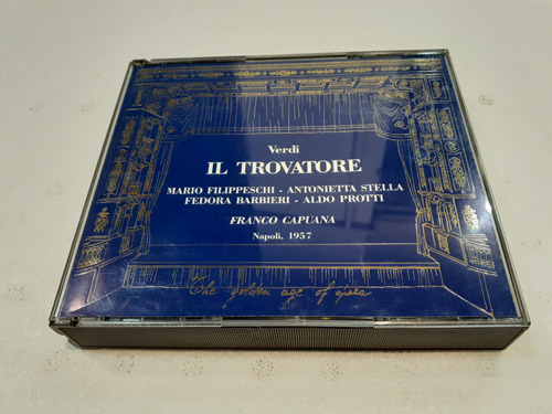 Il Trovatore, Verdi, Filippeschi, Capuana 2cd Italia Nm/mint