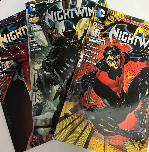 Nightwing Dc Comic Nuevo Universo Dc Tomos 1 2 3