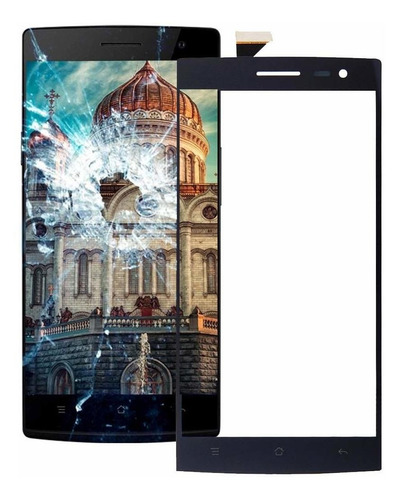 Dmtrab Para Oppo Find 7 X9007 Panel Tactil Negro Pieza