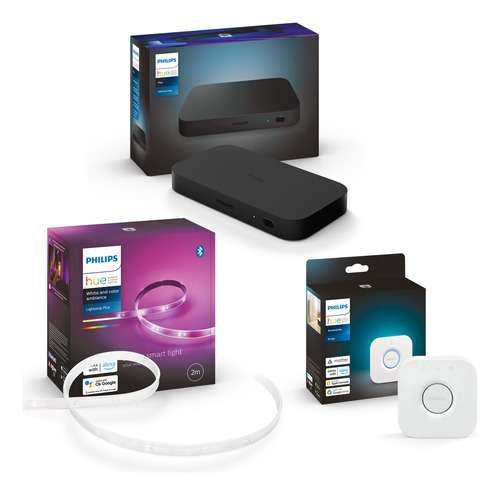 Philips Hue Sync Box Emea + Cinta Led 2m + Bridge