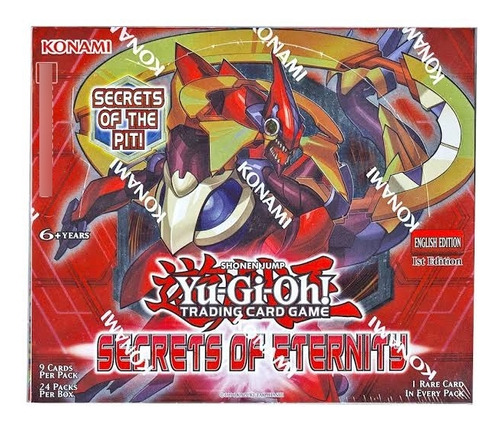 Yugioh Secrets Of Eternity Booster Box Display Inglés