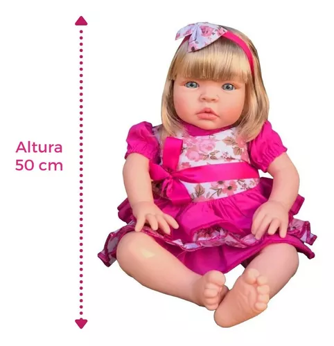 Boneca Bebê Reborn Morena Linda Em Preço Especial Brinquedos