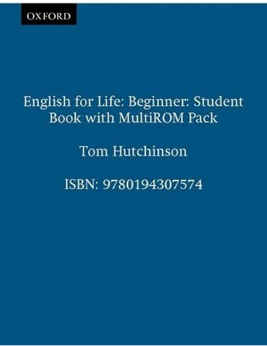 Libro English For Life Elementary Student's Book