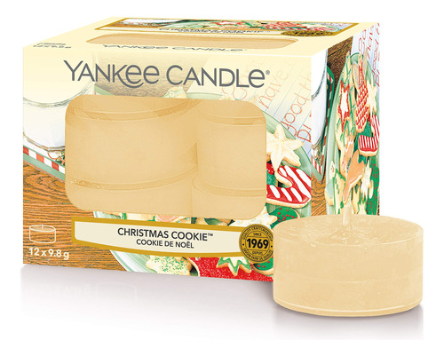 Caja Galleta Navidad 12 Vela Perfumada Yankee Candle