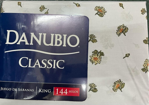 Juego De Sabanas Danubio Linea Classic King Est. Surt