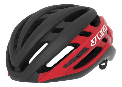 Capacete Ciclismo Giro Agilis Mips Bike - Preto Vermelho