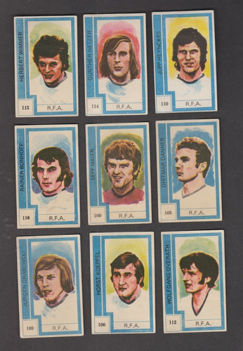 Mundial Futbol 1974 Alemania Federal Figuritas Album Uruguay