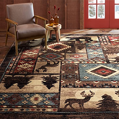 Home Dynamix Buffalo Bear Area Rug, 1'8'x2'7, Srfzr