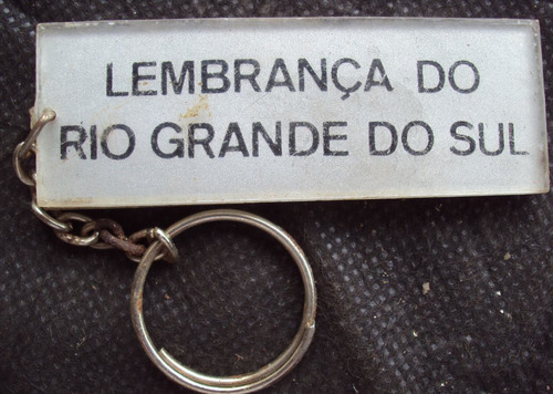 Chaveiro Antigo - Lembrança Do Rio Grande Do Sul - Cq