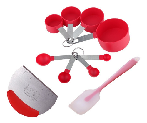 Set Tazas Cucharas Medidoras Y Accesorios Reposteria Cocina