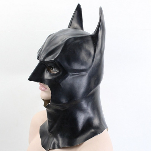Mascara Batman Preformada Latex Suave Cubre Cuello Dark Knig