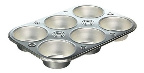 Ez Baker 26t 6 Cup Muffin Pan 6 Jumbo Grey