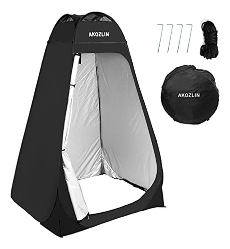 Carpa Caseta Baño Vestidor Portátil Camping Akozlin Tienda D