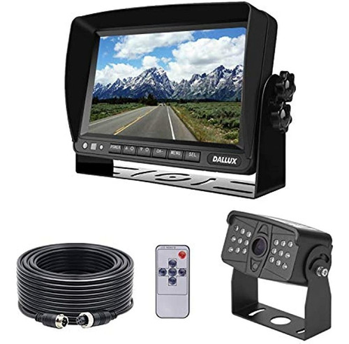 Dallux Truck Backup Camera Kit, Hd 1080p Rearview Cab Cam Co