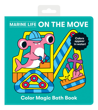 Libro Marine Life On The Move Color Magic Bath Book - Mud...