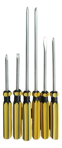 comprar Kit Chave Fenda E Phillips Jogo 6 Peças Anatonica Ferramenta
