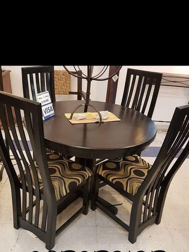 Juego De Comedor De Madera