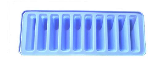 Cubetera Silicona Hielera 10 Barritas Largas Ideal Botellas