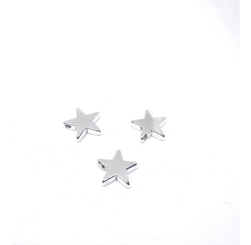 Pack 20 Dijes Pasantes Estrellas Insumos Bijou Bijouterie  