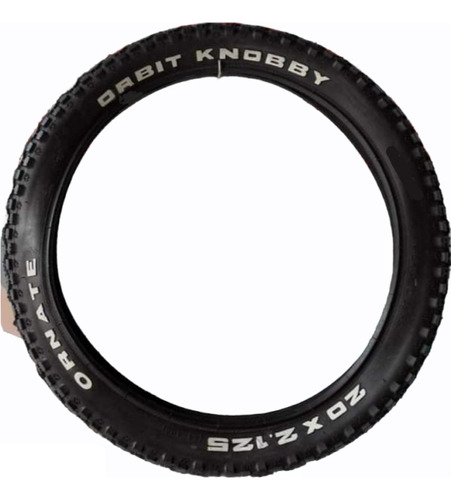 Caucho Para Bicicleta 20 Orbit Knobby Ornate 