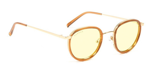 Lentes Gunnar Atherton Satin Gold Amber - Revogames