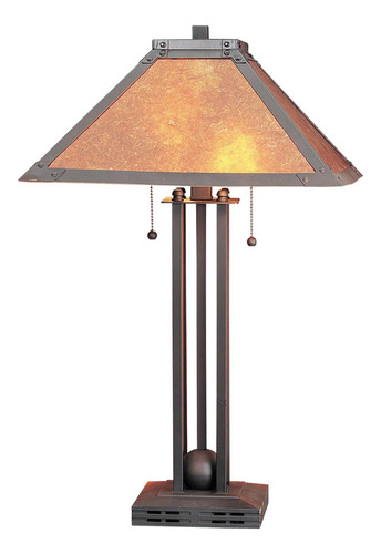 Cal Lighting Bo-476 Lámpara De Mesa Con Pantallas De Vidrio 