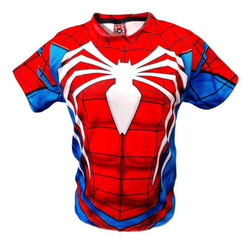 Playera Spider Man Niño. Sublimada Calidad Premium Hd 