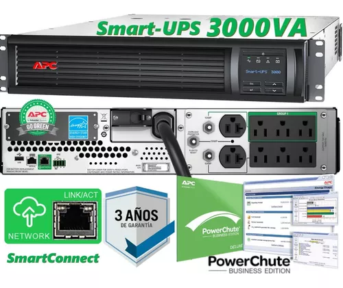 UPS MONOFASICO APC SMART-UPS SRT3000VA – UPS y Transformadores