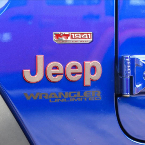 Imagem 6 de 8 de Emblema Jeep 1941 Cromado 3d Renegade Compass Wrangler - Par