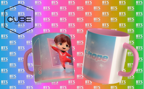 Colección De Tazas Bts (7 Tazas)