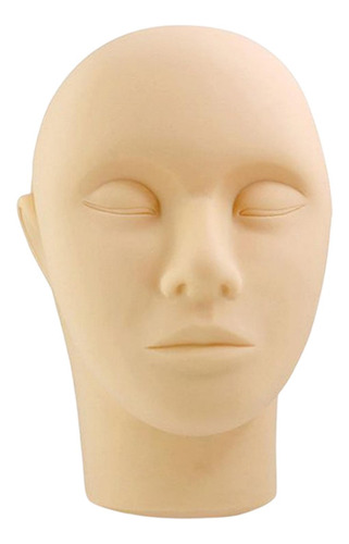 Cabeza De Maniquí De Pestañas Plana Para Práctica De