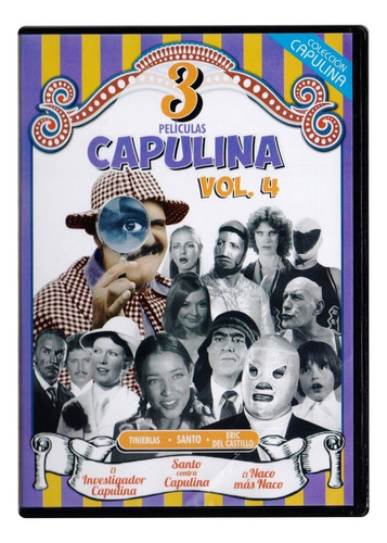 Capulina Volumen 4 Coleccion De 3 Peliculas Dvd