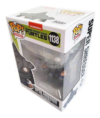 Funko Pop Movies Super Shredder 1138 Ninja Turtles Tortugas