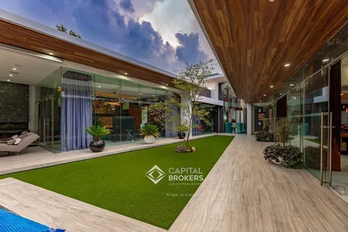 Casa De Una Planta Amueblada Con Alberca En El Palomar Lujo Sur