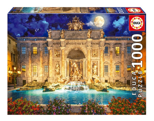 Rompecabezas Fontana Di Trevi Roma 1000 Pzs Educa