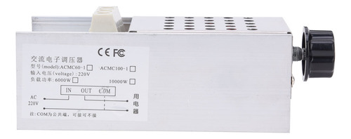 Regulador De Tensão Scr 10000w 220v Ac Escurecimento Eletrôn