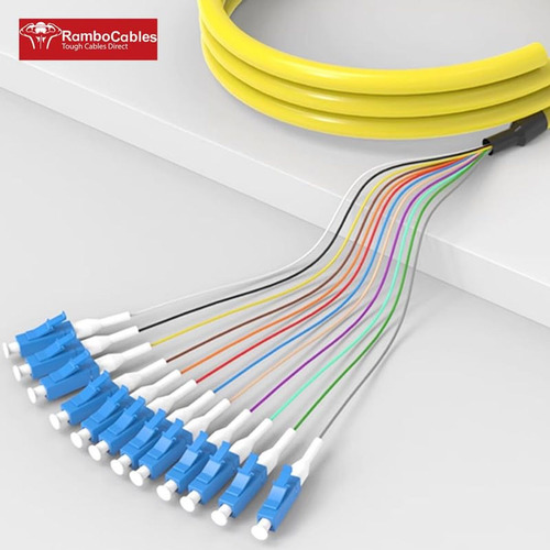 Rambocables 12 Strand Lc Fiber Pigtail Single Mode Lc/upc 1
