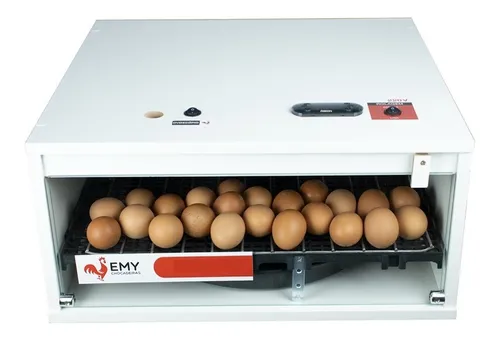 Incubadora para huevos Emy Chocadeiras Emy 100 28cm x 51.6cm x 54cm 150W color blanco