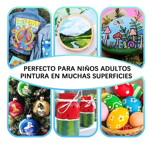 Pintura Acrílica Set Profesional Pintura Arte Kit 75 Pcs