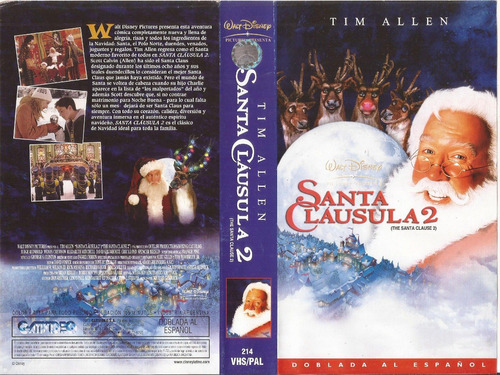 Santa Clausula 2 Vhs Tim Allen Español Latino