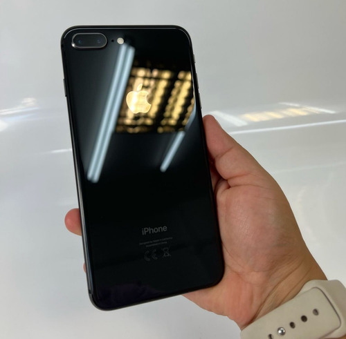 Imagen 9 de 10 de iPhone 8 Plus 64gb Space Gray Cargador Cable Funda Glass