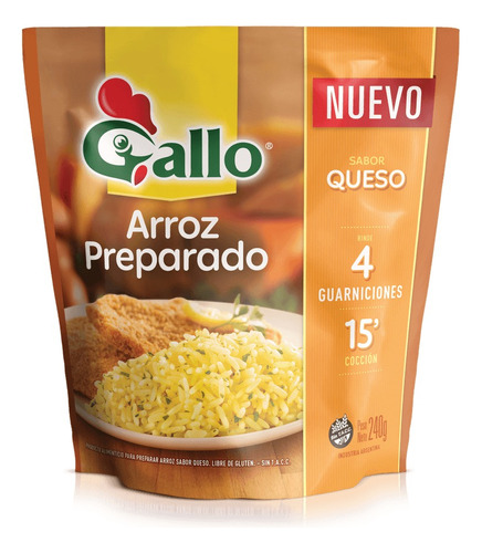 Arroz Preparado Sabor Queso Gallo 240gr