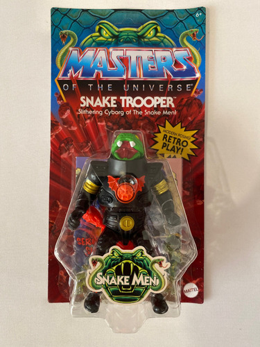 Snake Trooper Snake Men Motu Origins Retro Play Mattel W13 (Usado)